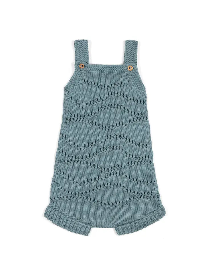 Cozy jumpsuit in denim color made of organic 100% cotton in Barcelona.