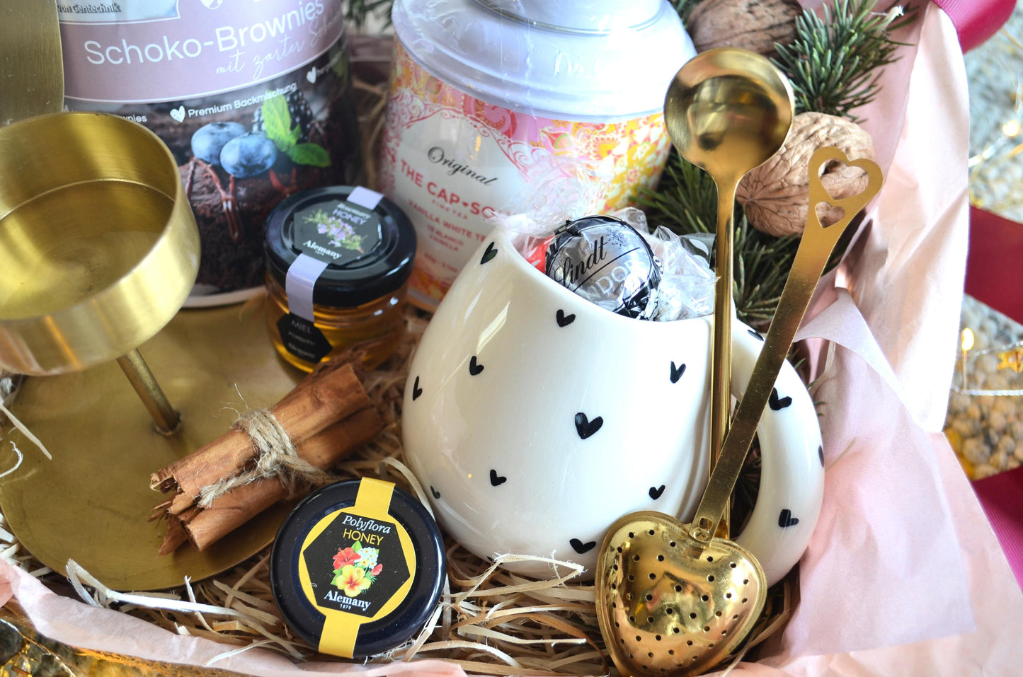 Cesta de regalo "Tea Light Party"