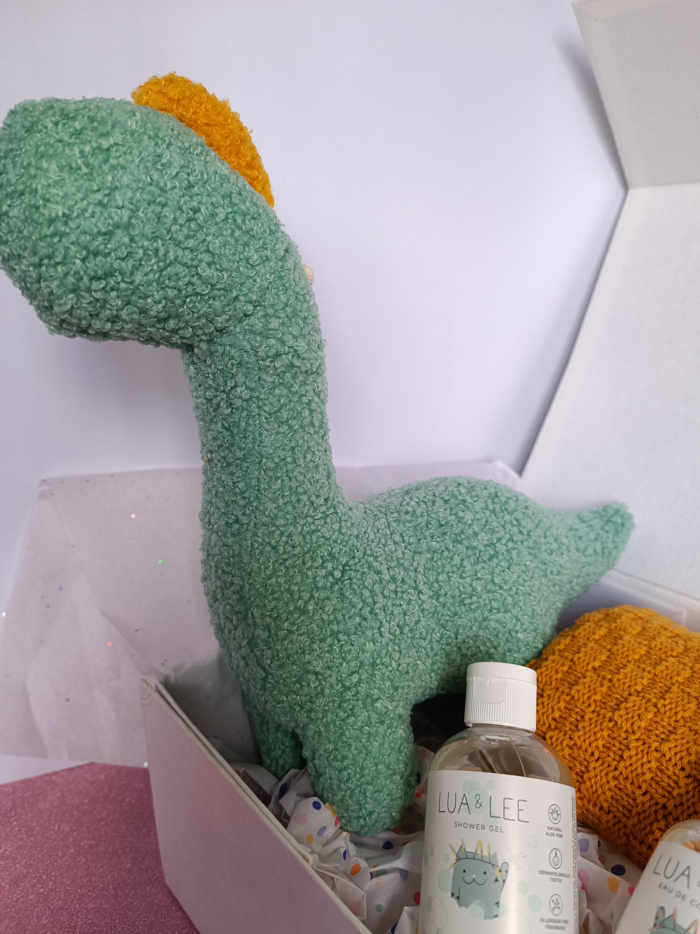 Caja de regalo bebe dinoraurio