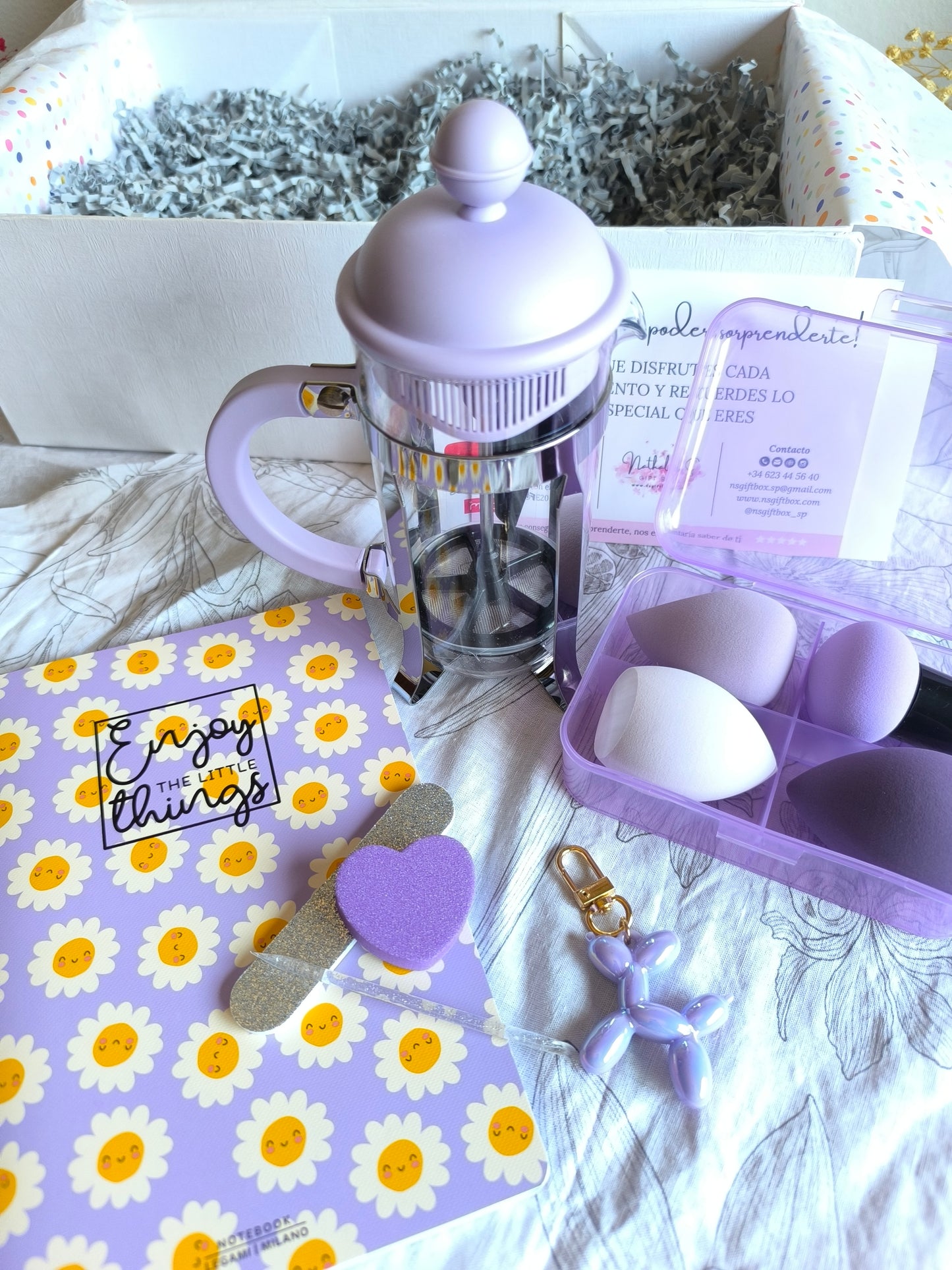 Caja de Regalo “Lila coffee & beauty”