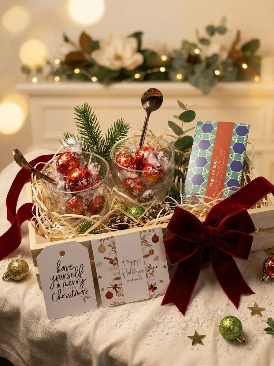 Caja de Regalo "Dulce Calidez" | Café Gourmet & Bombones Lindt