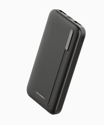 Batería externa TECHANCY de 10000 mAh, entrada USB C