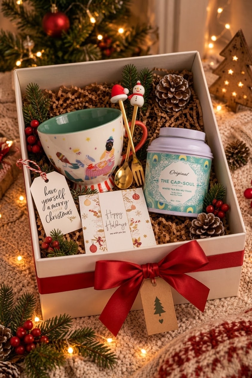 Caja de Regalo "Magia de Reyes" | Té Blanco Gourmet  & taza Reyes Magos