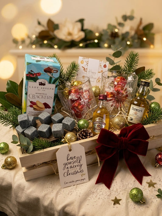 Caja de Regalo "Noche de Brindis & Whisky Gourmet"