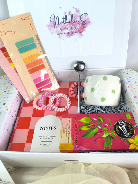 Caja de regalo Papelería Bonita & Chocolate Bio
