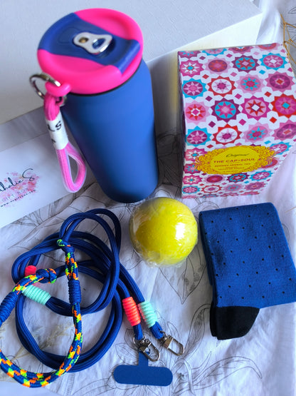 Caja de regalo azul- regalos para ella
