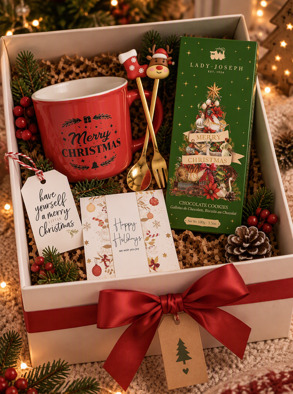Caja de regalo de navidad-Lady Joseph