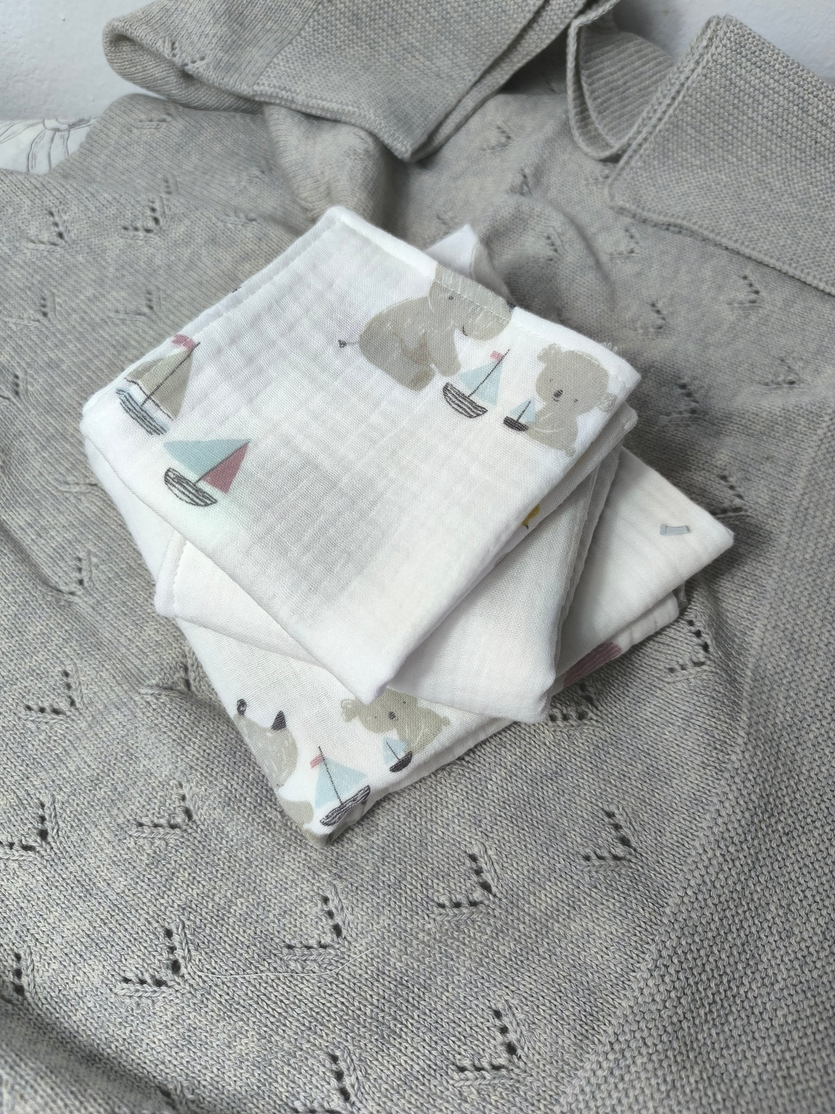 “Muselinas algodón 100% bebé – NSGiftBox”
