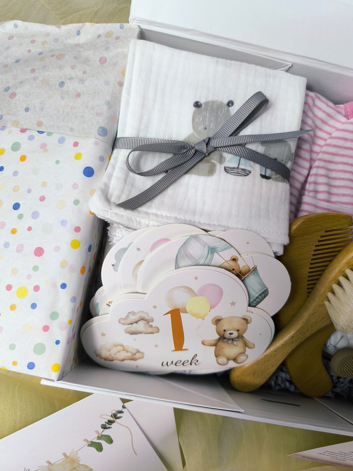 “Muselinas artesanales doble gasa – NSGiftBox”