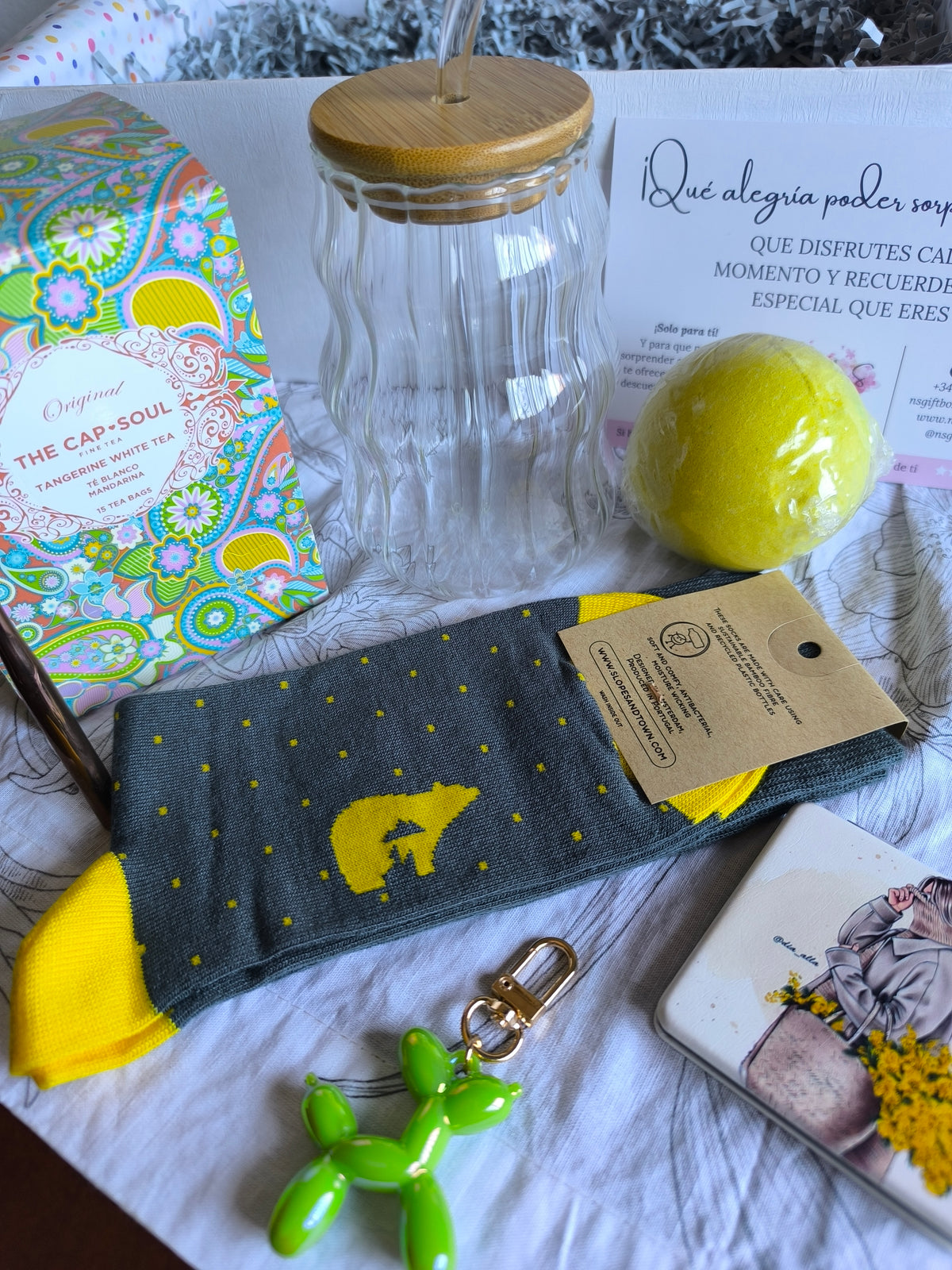 Regalos para chica - set amarillo