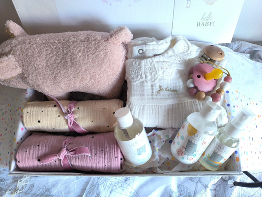 Panier « Cochon Rose »
