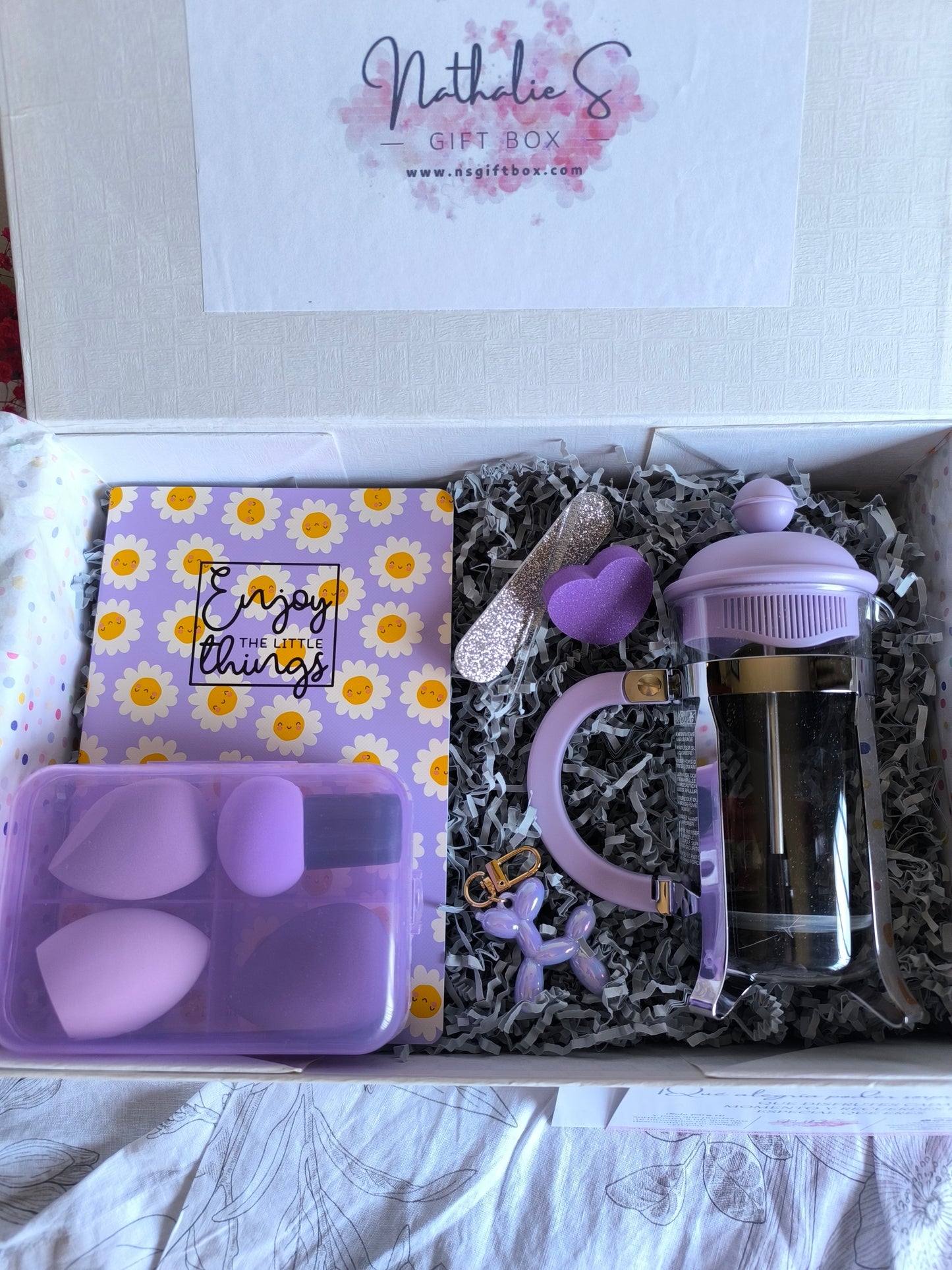 Caja de Regalo “Lila coffee & beauty”