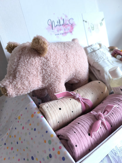 “Pink Pig” Basket